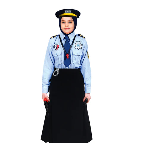 Police women costume for kids