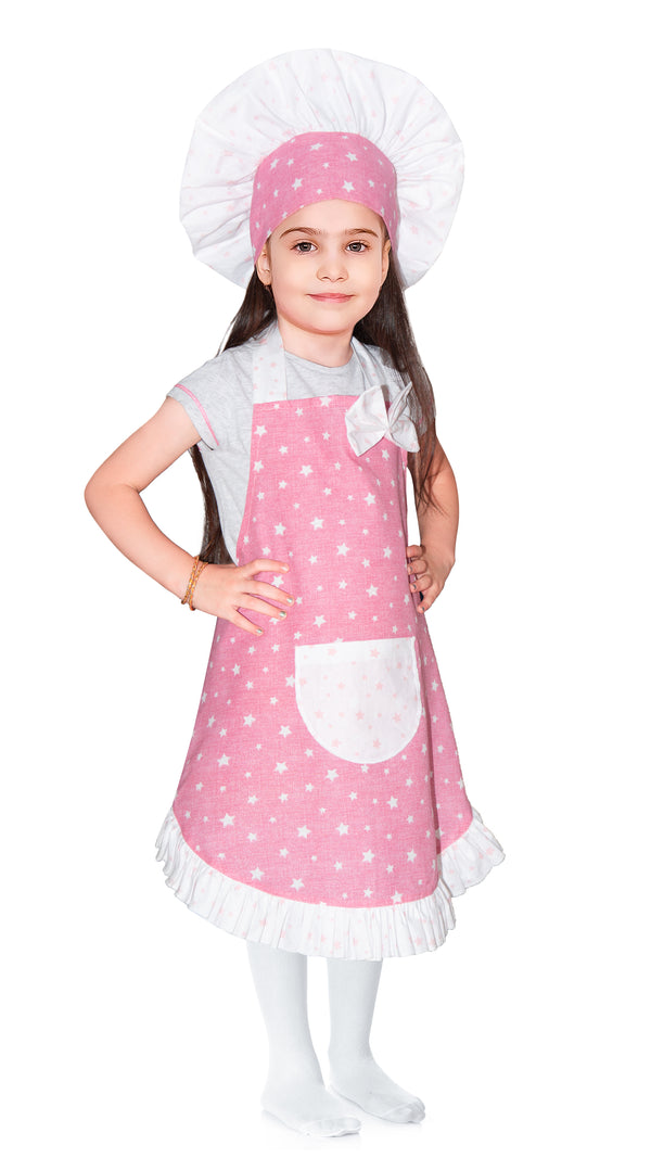 Kitchen apron costume for girls