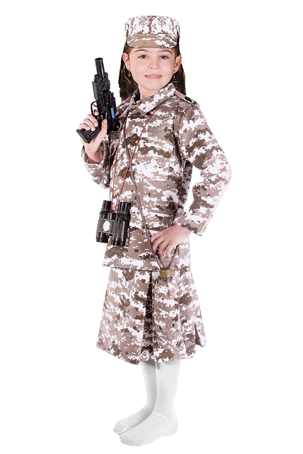 MILITARY SKIRT Costume for Girls